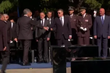 Plenković i Milanović se rukovali u Okučanima: 'Bljesak je označio novu snagu hrvatske vojske'