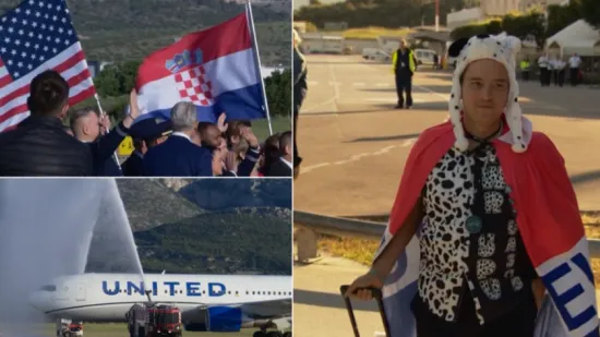 U Split sletio prvi izravni avion iz New Yorka: Pogledajte spektakularan doček na pisti