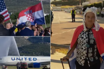 U Split sletio prvi izravni avion iz New Yorka: Pogledajte spektakularan doček na pisti