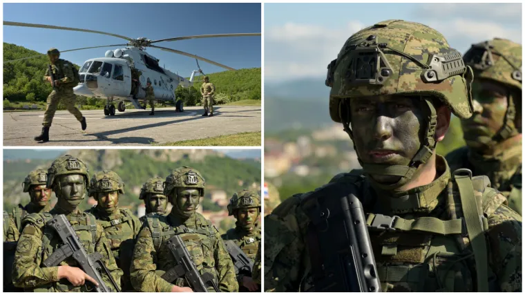 Naoružani do zuba s ratnim bojama na licu ročnici sudjelovali u posebnoj vježbi MORH-a