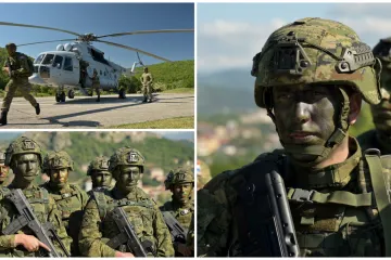 Naoružani do zuba s ratnim bojama na licu ročnici sudjelovali u posebnoj vježbi MORH-a