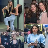 Atraktivne legice u prvim redovima plesale uz Matićeve hitove: Dama u koži kao da je si&scaron;la s piste