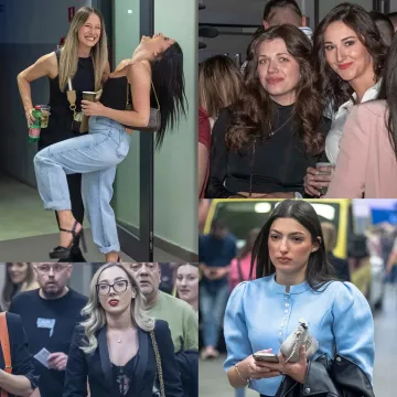Atraktivne legice u prvim redovima plesale uz Matićeve hitove: Dama u koži kao da je si&scaron;la s piste