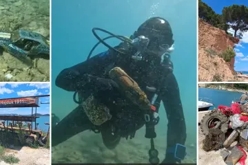 Turisti slikaju bor koji visi u zraku, malo dalje u moru? Bu&scaron;ilica, autić, zimske i ljetne gume...