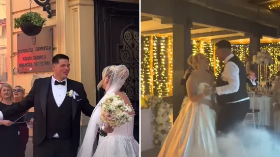 Vjenčali se Nina Martina i Mario iz 'Života na vagi'! Pogledajte romantične kadrove s vjenčanja