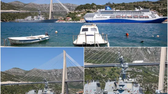 Američki razarač, koji je presreo iranski projektil, uplovio u Dubrovnik
