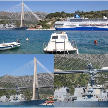Američki razarač, koji je presreo iranski projektil, uplovio u Dubrovnik
