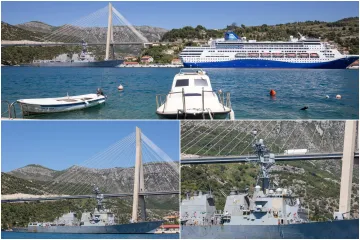 Američki razarač, koji je presreo iranski projektil, uplovio u Dubrovnik