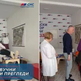 Skandal! Organizirali ultrazvuke za žene u prostorijama stranke, ispod Vučićeve slike
