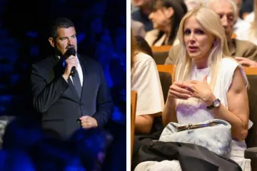 Pogled pun ponosa: Silvia Dvornik bodrila svog Pecu na velikoj večeri u Lisinskom