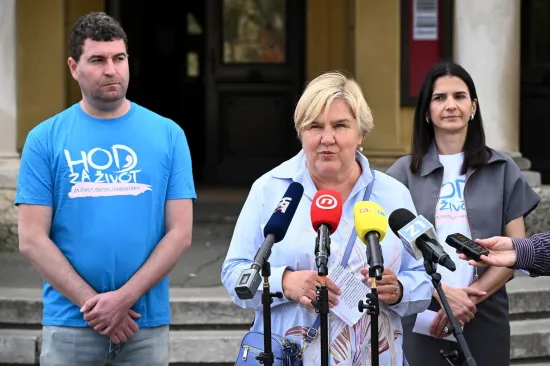 Željka Markić otkrila rutu 'Hoda za život' pa poslala poruku Toma&scaron;eviću: 'Poku&scaron;ao je, nije uspio'
