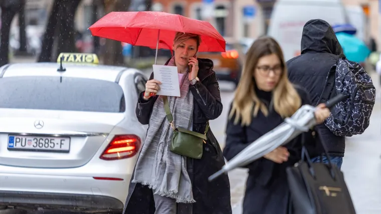 Ki&scaron;no i vjetrovito vrijeme se nastavlja, a pogledajte &scaron;to nam dolazi za vikend