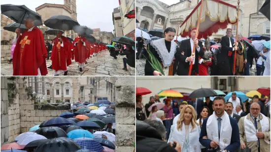 Ni ki&scaron;a nije pokvarila najveću fe&scaron;tu u Splitu! Pogledajte prizore sa splitskih ulica