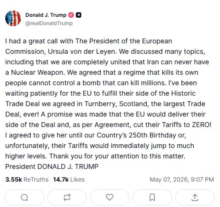 Nema mira za Europu, Trump poslao upozorenje: 'Imate rok do 4. srpnja'