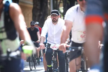 Vi&scaron;e od 200 biciklista poslalo poruku Toma&scaron;eviću: 'Puno snažnije i hrabrije!'