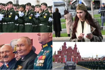 Putin na nikad skromnijoj paradi u Moskvi: Pogledajte tko mu pravi dru&scaron;tvo