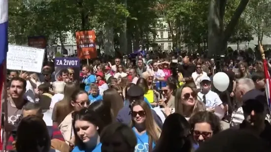 Tisuće na ulicama Zagreba: 'Jednostavno je to moj svjetonazor'