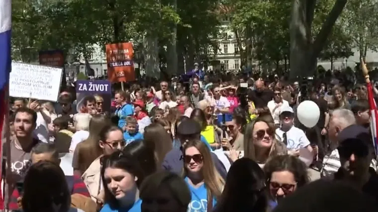Tisuće na ulicama Zagreba: 'Jednostavno je to moj svjetonazor'