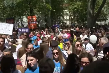 Tisuće na ulicama Zagreba: 'Jednostavno je to moj svjetonazor'