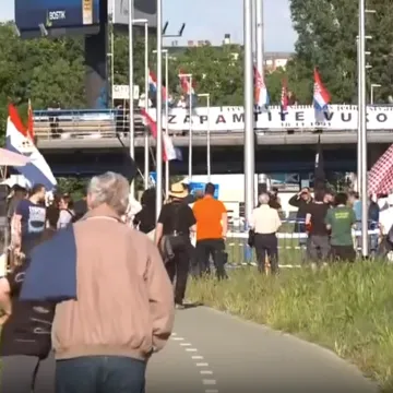Trnjanske kresove obilježili prosvjednici i visoke mjere osiguranja