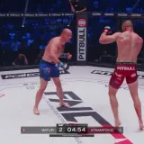 Brutalan nokaut za kraj večeri! Pogledajte kako je Batur ugasio do sada neporaženog Crnogorca