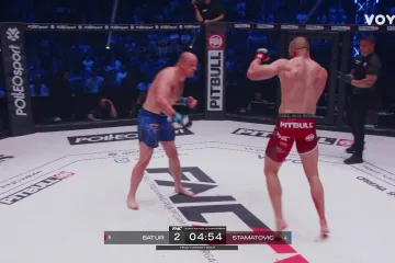 Brutalan nokaut za kraj večeri! Pogledajte kako je Batur ugasio do sada neporaženog Crnogorca