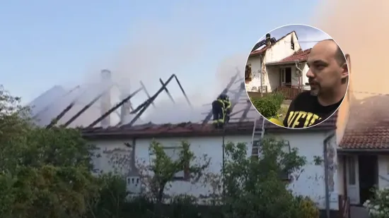 Kuća potpuno uni&scaron;tena, obitelj ostala bez svega. Vlasnik: 'Svi smo spavali, probudilo me pucketanje'
