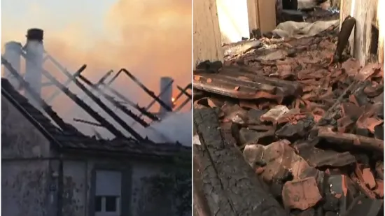 Detalji stravičnog požara u Požegi, obitelj ostala bez kuće: 'Te&scaron;ko je, to je 50 godina života'