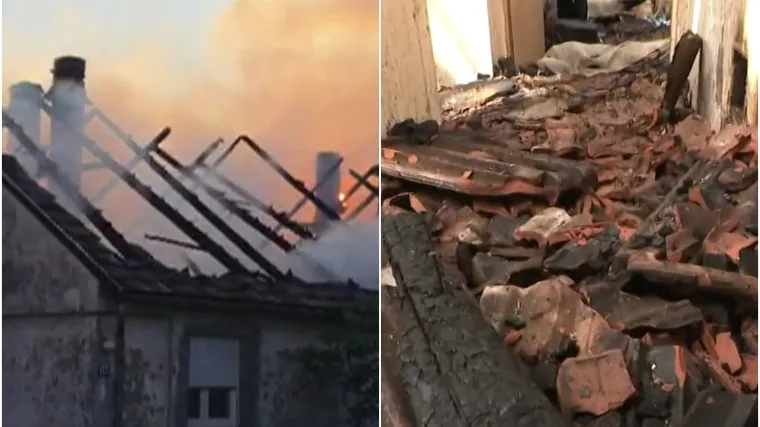 Detalji stravičnog požara u Požegi, obitelj ostala bez kuće: 'Te&scaron;ko je, to je 50 godina života'