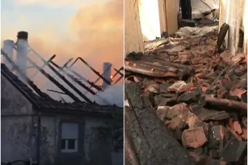 Detalji stravičnog požara u Požegi, obitelj ostala bez kuće: 'Teško je, to je 50 godina života'