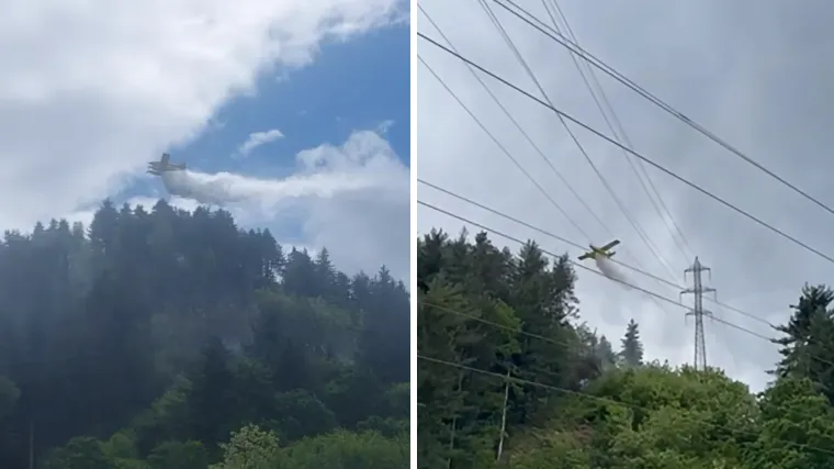 Veliki požar u susjedstvu, vatrogasci se s buktinjom bore od jutra: Stigla pomoć iz zraka