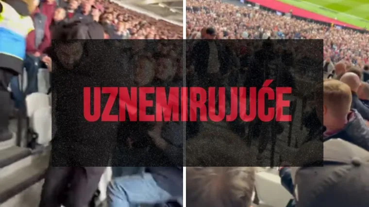 Kaos u Londonu! Navijači ga prepoznali i bacili niz tribinu