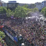 Katalonija luduje: Na ulicama Barcelone slavlje povodom osvajanja La Lige u El Clasicu