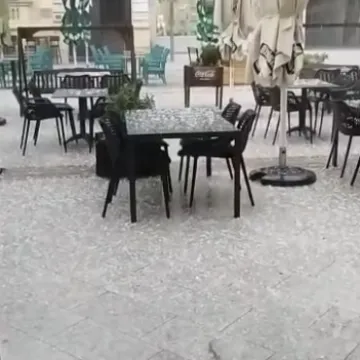 Jaka tuča pogodila Vinkovce: Popaljeni meteoalarmi, ponegdje će biti i snijega