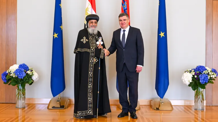 Papa posjetio Milanovića na Pantovčaku: Objavljeno o čemu su razgovarali