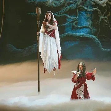 &Scaron;to se krilo iza 'lebdenja' Lelekice? Snimka iz dvorane otkrila trik koji je zaludio Eurosong