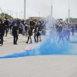 Žestoka uvertira u finale Kupa: Policija suzavcem rastjerivala sukobljene navijače