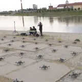 Svjetlosni spektakl iznad Osijeka: 'Dečki su postavili 200 dronova, bit će jako impresivno'