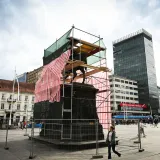 Bana Jelačića prekrili skelama i platnom: Doznajemo &scaron;to se događa u Zagrebu