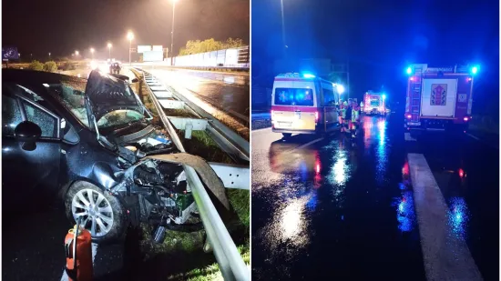 Frontalni sudar na A2! Vatrogasci zatekli stravičan prizor: Slovenac uletio u suprotan smjer