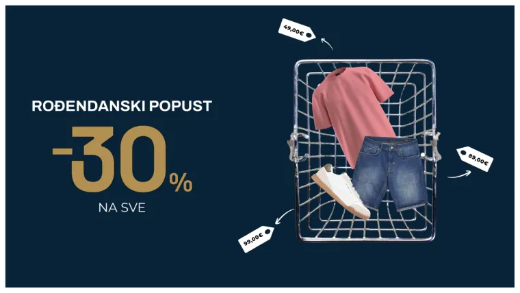 Fashion Company slavi rođendan uz 30% popusta na sve u Fashion&amp;Friends i online