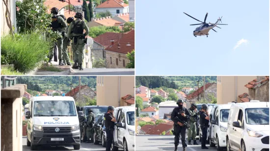 Duge cijevi, helikopter, psi i dronovi... U Drni&scaron;u traje bjesomučna potraga za ubojicom mladića