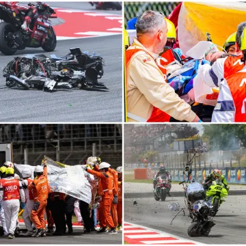 Stravične scene u MotoGP-u: Marquez zavr&scaron;io u bolnici nakon jezivog sudara, hitno operiran