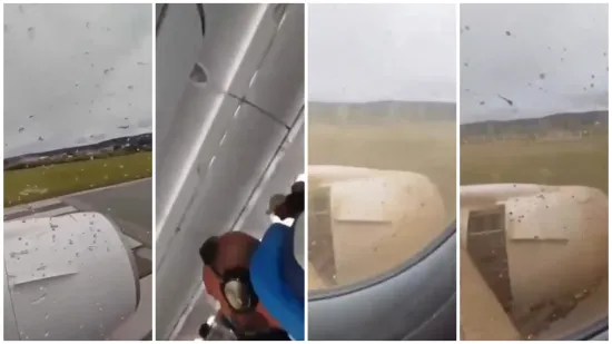 &Scaron;iri se video iz aviona Croatia Airlines koji je izletio s piste: Čuje se vri&scaron;tanje i 'moj Bože!'