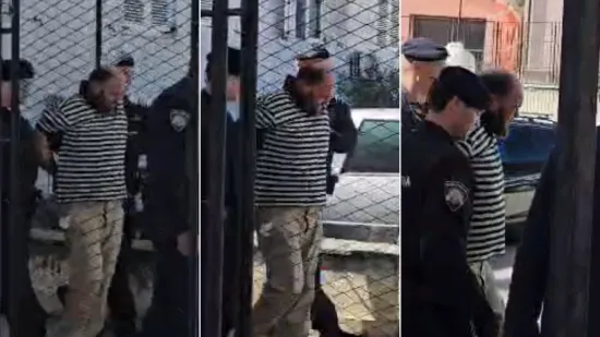 Ovo je Kristijan Aleksić, ubojica mladića (19): Pogledajte snimku kako ga policija odvodi