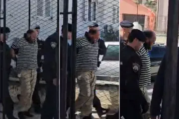 Ovo je Kristijan Aleksić, ubojica mladića (19): Pogledajte snimku kako ga policija odvodi