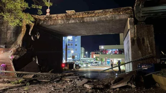 Uru&scaron;io se dio graničnog mosta kod Stare Gradi&scaron;ke! Konstrukcija pala tijekom noći