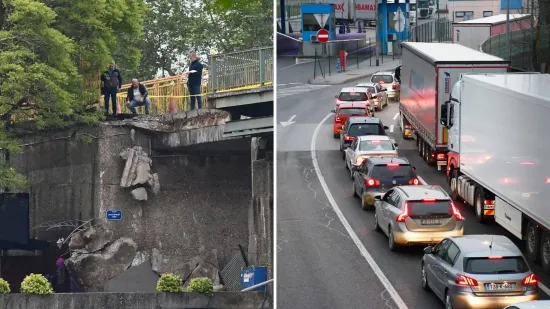 Kolaps na granici s BiH zbog uru&scaron;avanja mosta: Kamioni čekaju i vi&scaron;e od 16 sati!