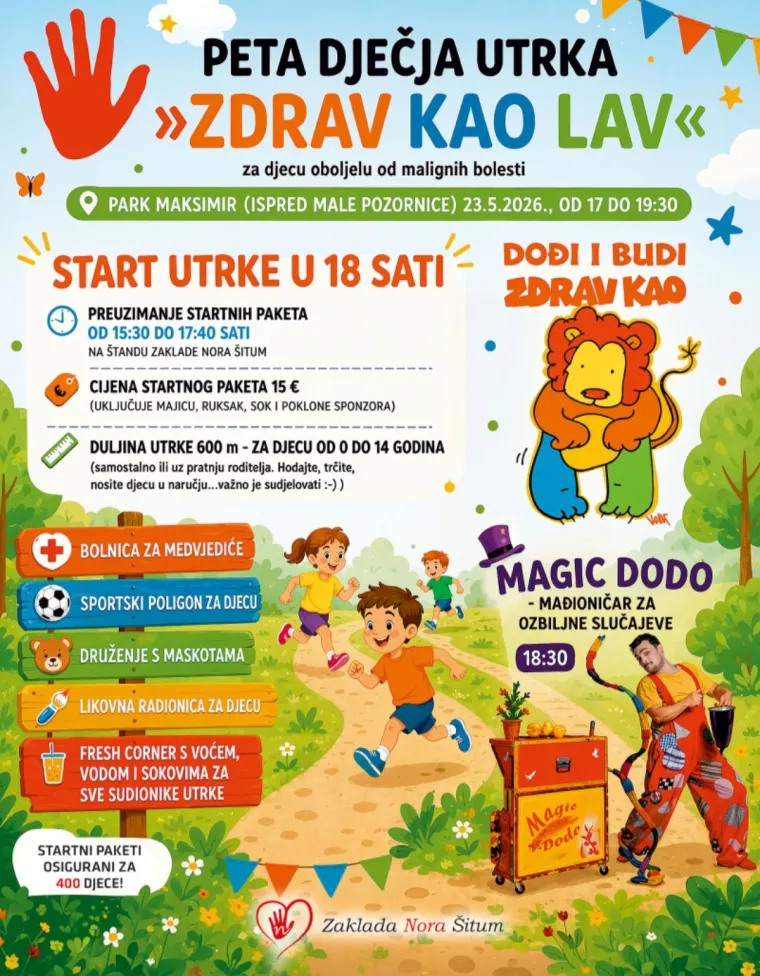 Najveselija utrka u gradu ove subote ponovno stiže u Maksimir