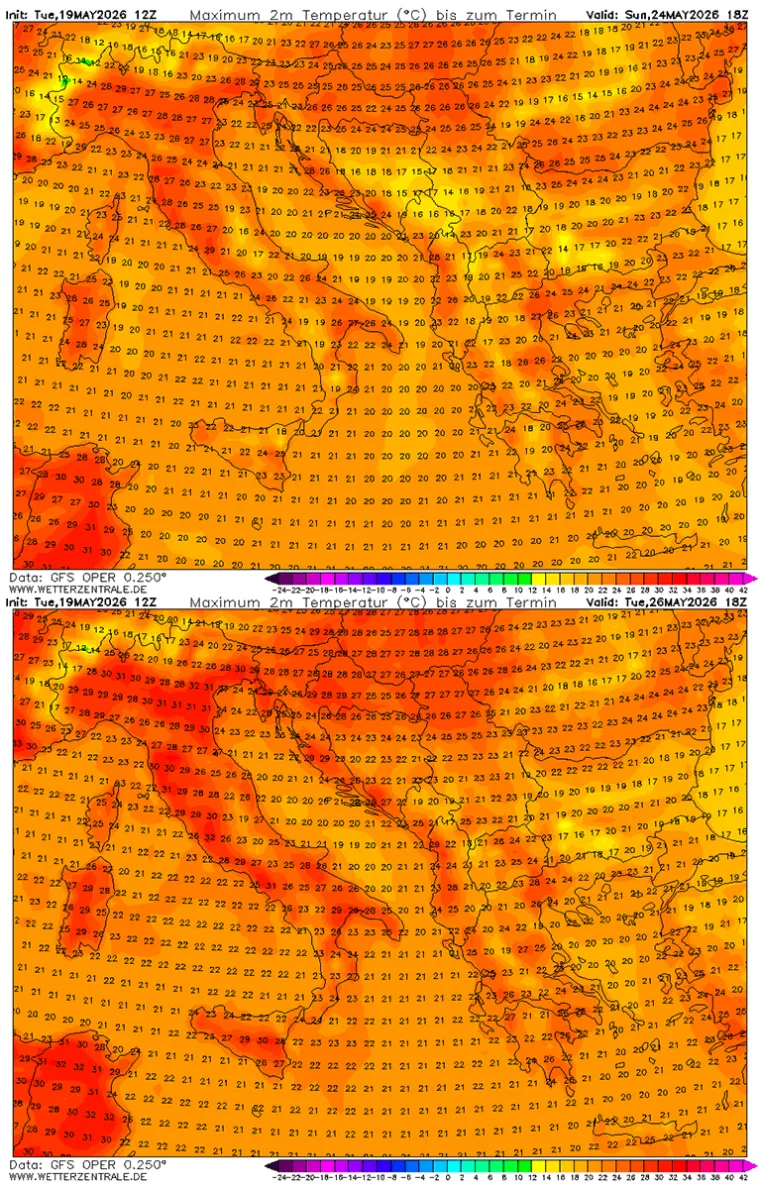 Krajem svibnja stiže toplinski val u Europu, očekuju se rekordne temperature